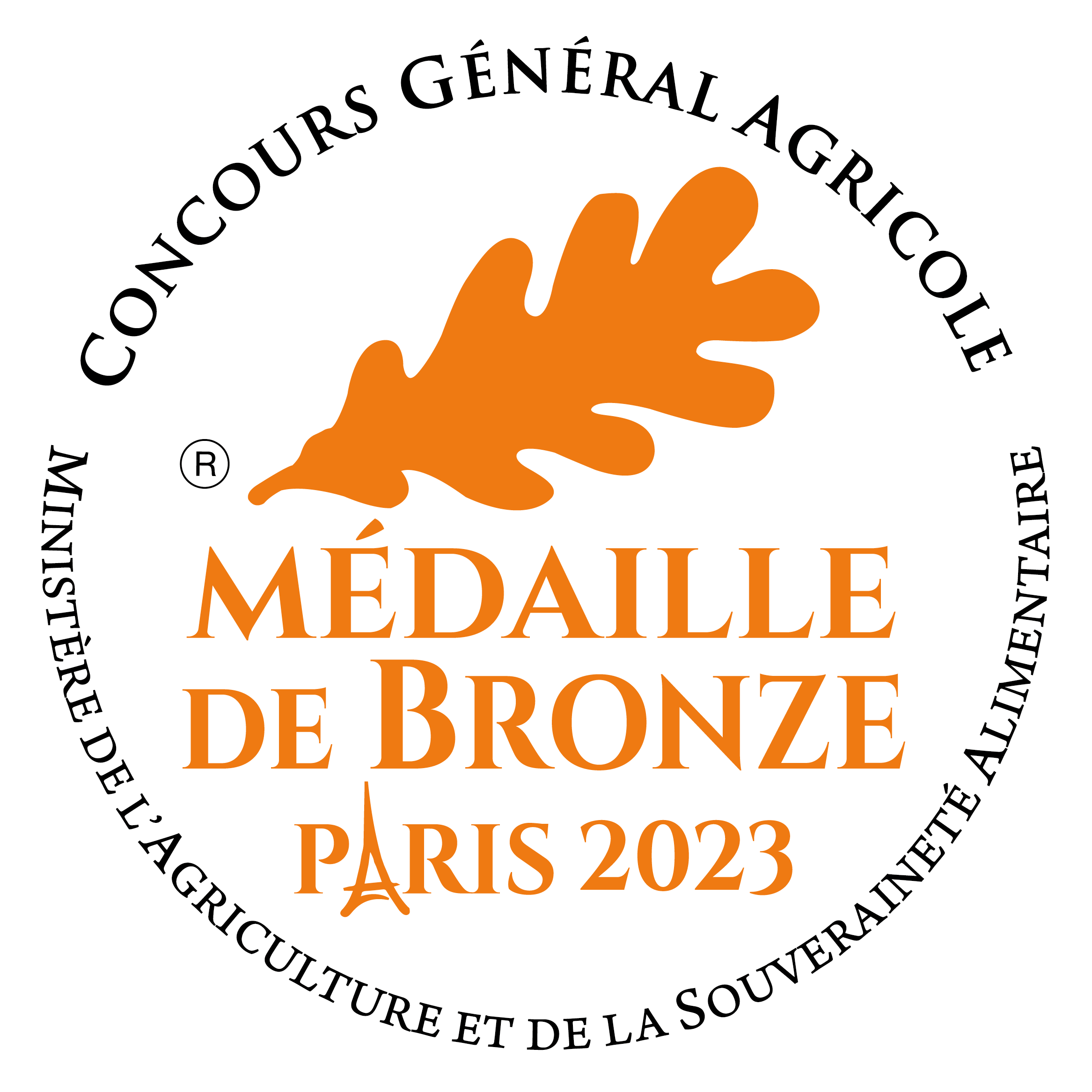 Médaille de bronze 2023 - Concours général agricole